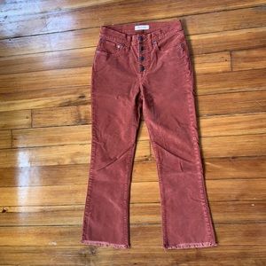 Madewell Cali-Demi Boot corduroys